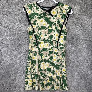 ASOS Floral Mini Dress Sleeveless Size 6 Flowers Stretch Preppy Twee Coquette